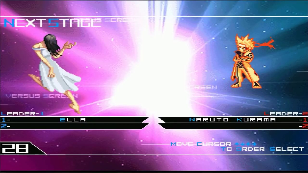 Kof Mugen ¡Bosses Aterradores VS Anime Team!