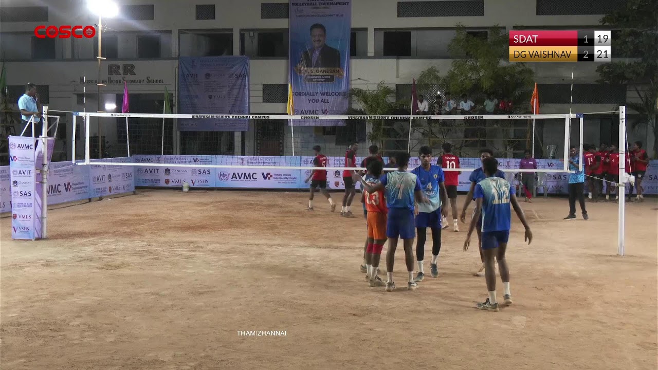 Fire Match💥SDAT (New College) Vs DG Vaishnav | HD Live | Chancellor's Volleyball Trophy 2026