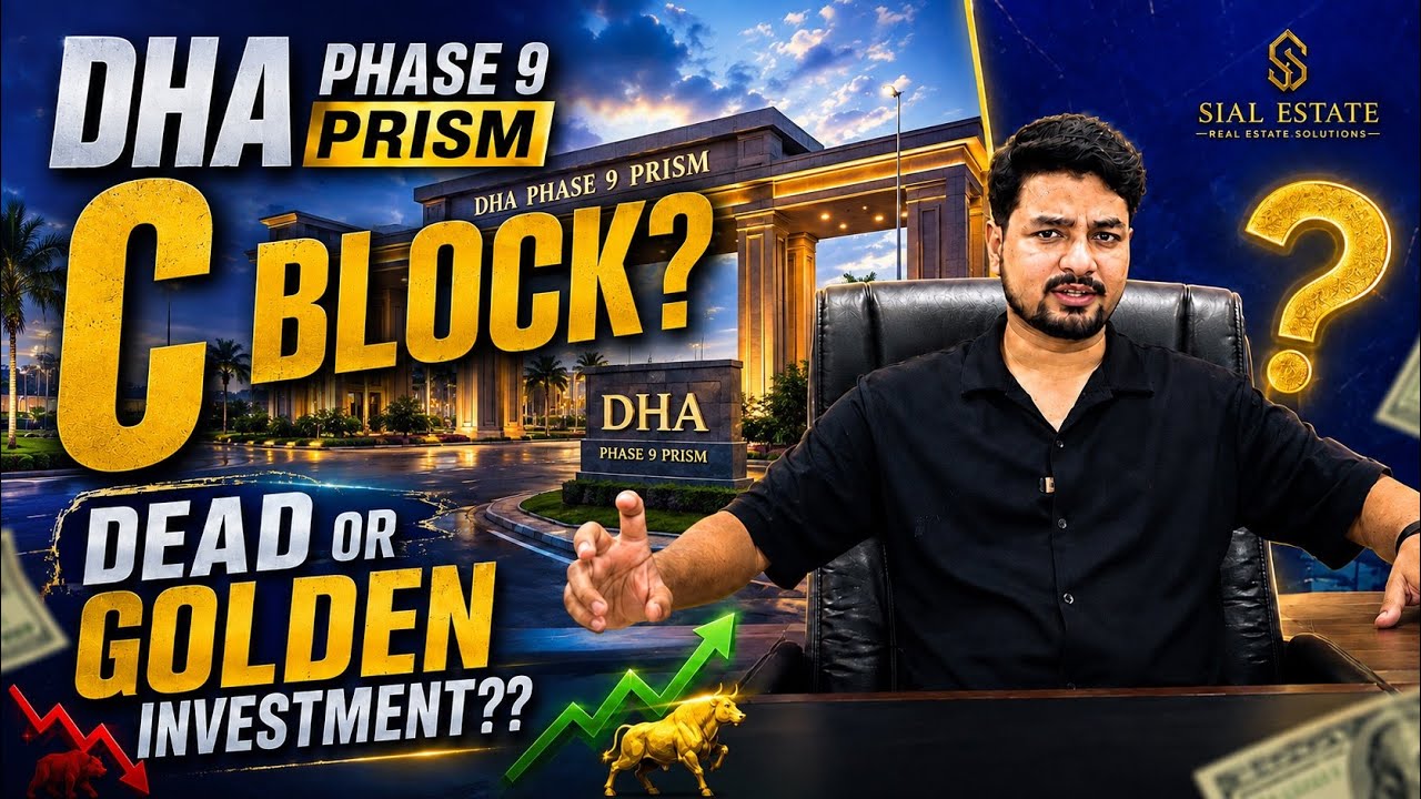 DHA phase 9 prism C block Latest updates 2026 || This video will make you millions 