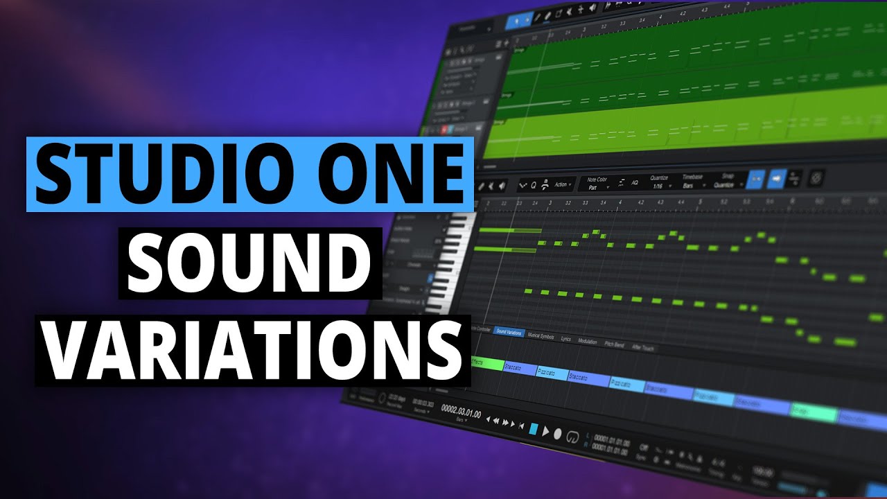 Studio One | Звуковые вариации (артикуляции)