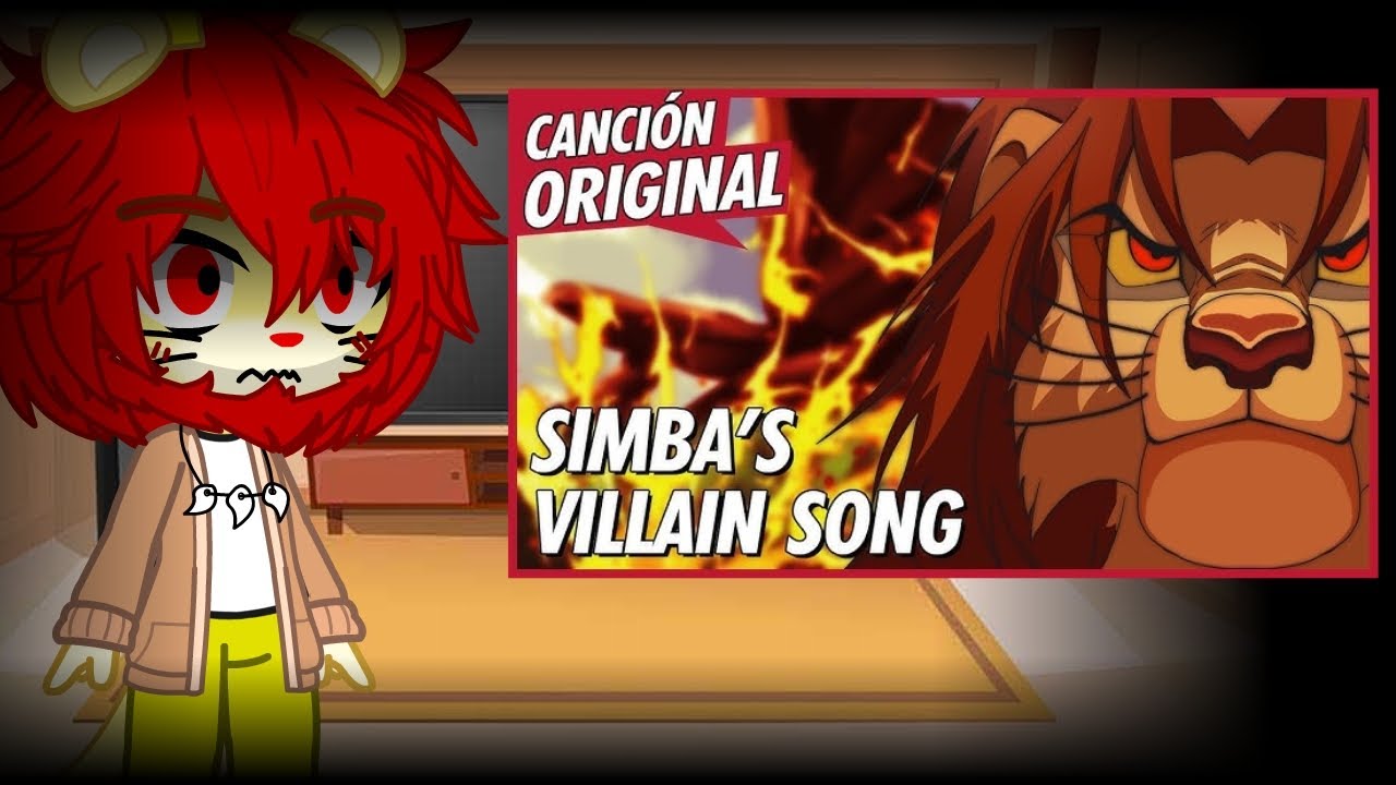 Personajes del Rey Leon Reaccionan a SIMBA'S VILLAIN SONG °Gacha Club° 🦁👑🔥