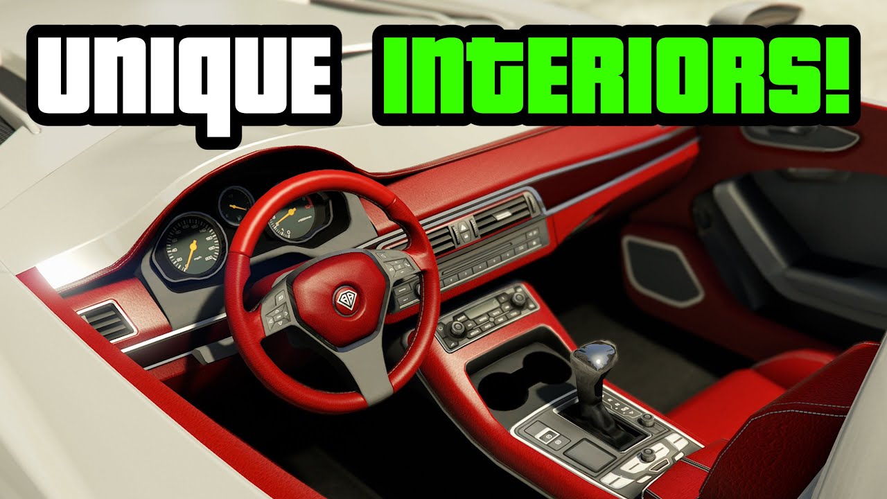 GTA 5 — 10 УНИКАЛЬНЫХ САЛОНОВ АВТОМОБИЛЕЙ в GTA Online!