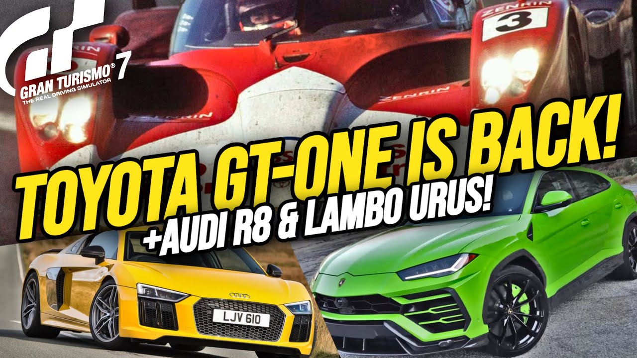 TOYOTA GT-ONE! Lambo Urus!? | 3 New Silhouettes Drop for Gran Turismo 7 | GT7 March 1.44 Update