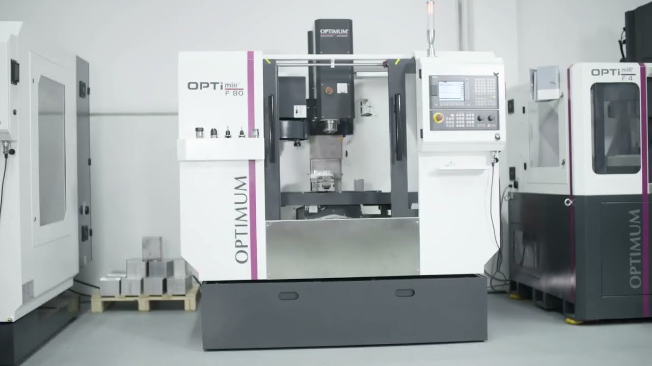 Torno CNC optimum F80  Precisión y fiabilidad.
