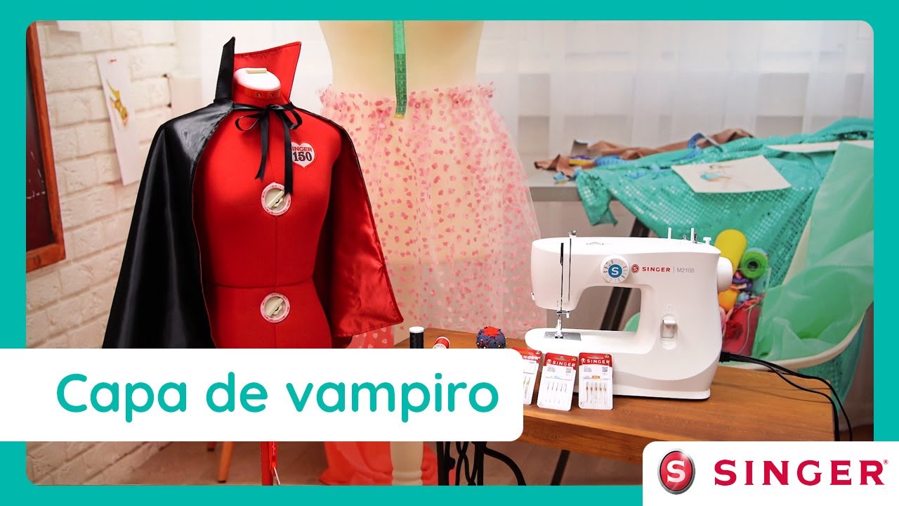 Tutorial capa de vampiro: Halloween 🧛‍♂️ | Singer Argentina