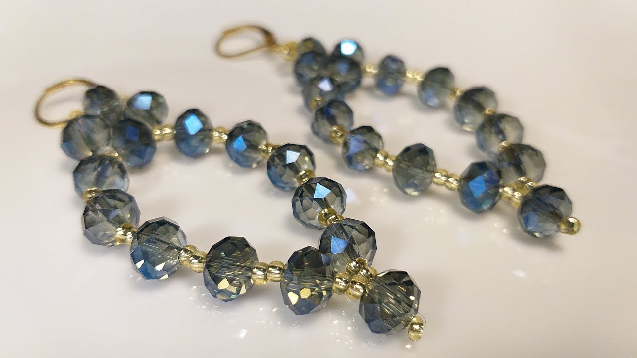 Preciosos Aros de Cristal...Clase #340!!!