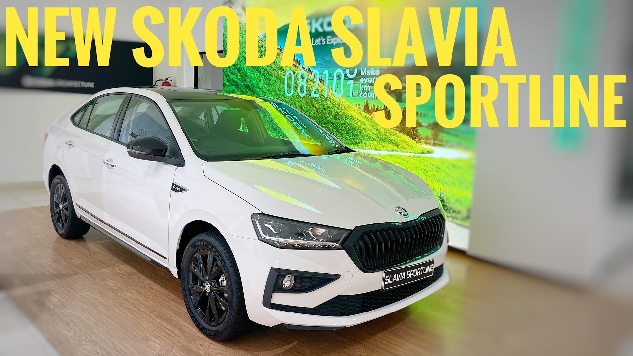 NEW SKODA SLAVIA SPORTLINE DETAILED MALAYALAM REVIEW // PRICE // FEATURES
