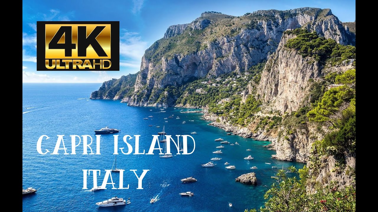 Capri Island - Italy like never before.  4k UHD Aerial Video 2021