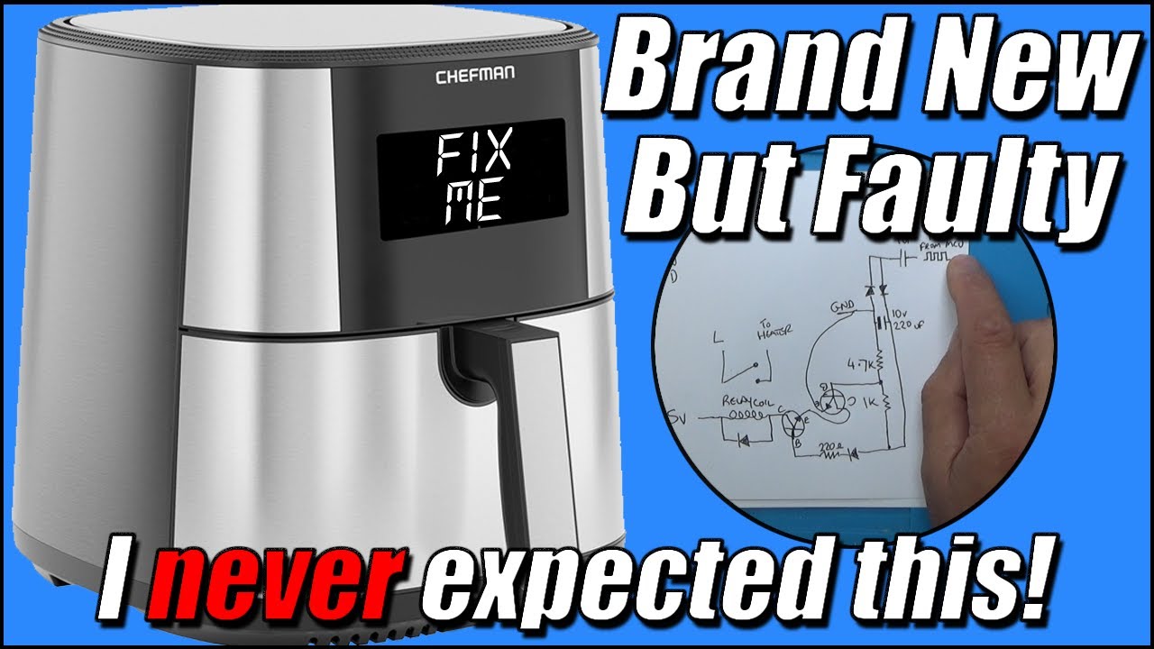 Brand New Faulty Chefman Air Fryer - I NEVER expected this! | Can I Fix It?