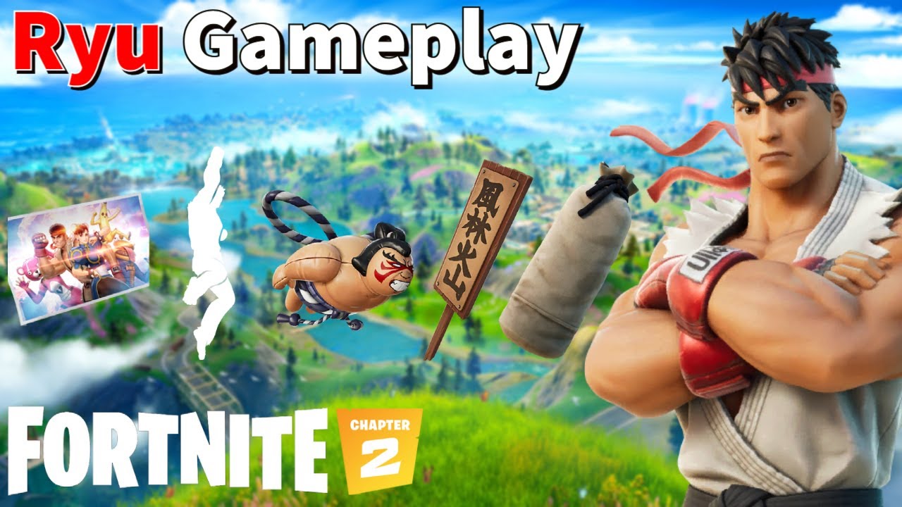 Ryu Gameplay | Fortnite - No Commentary