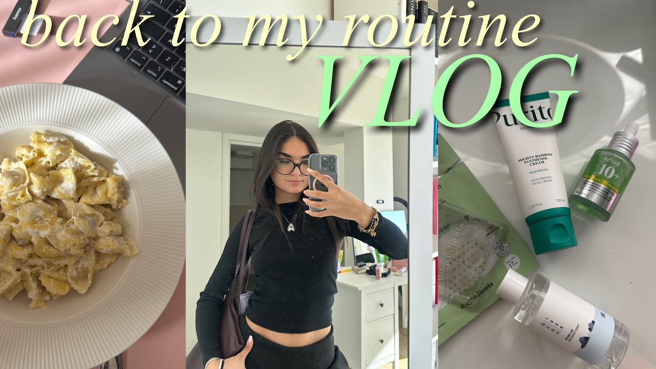 RITORNO ALLA ROUTINE da STUDENTESSA ✨ dopo il viaggio e pausa dalle lezioni