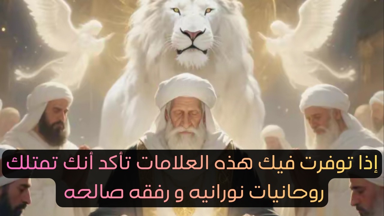 إذا توفرت فيك هذه العلامات تأكد أنك تمتلك روحانيات نورانيه و رفقه صالحه قوية جداً