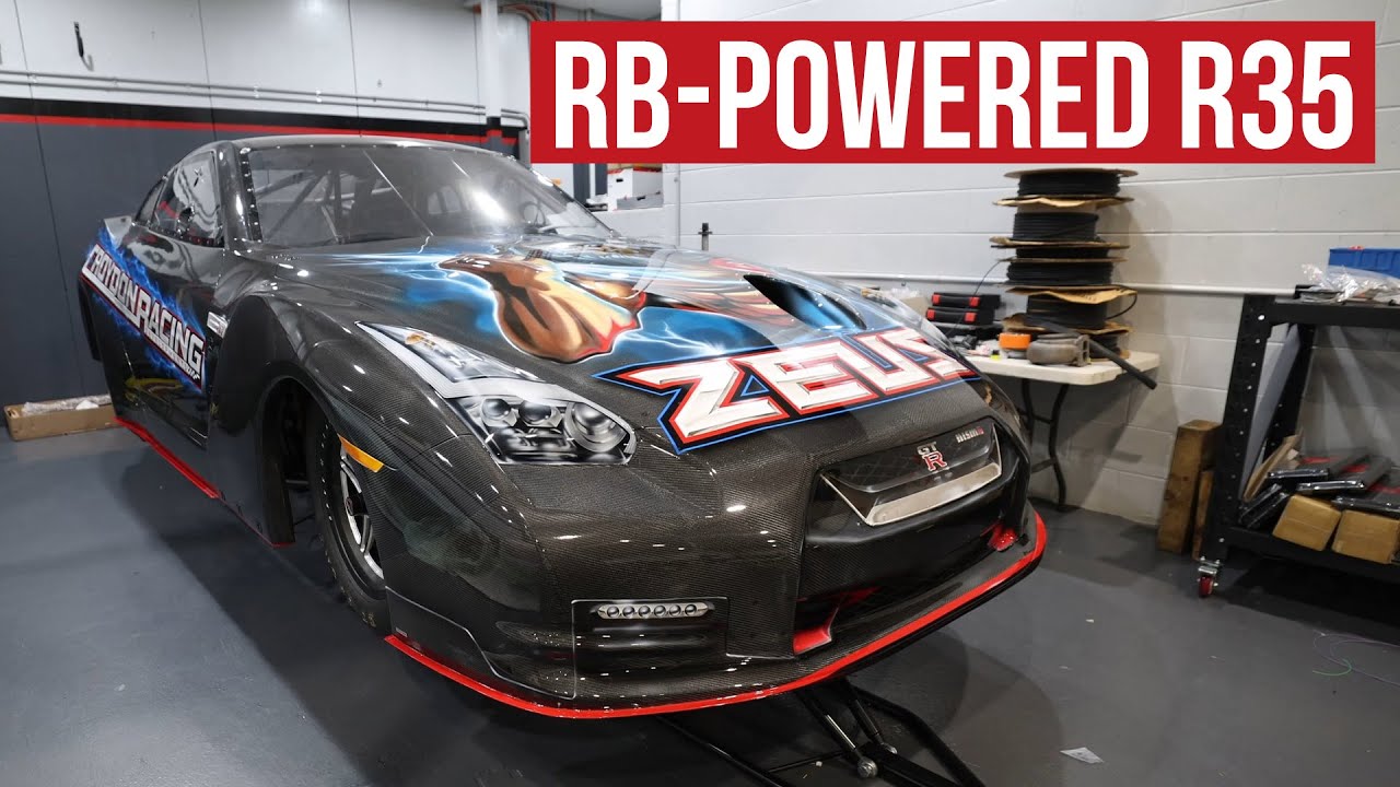 R35 Pro Mod Dragster With The Go-To RB Engine From Croydon Racing Developments