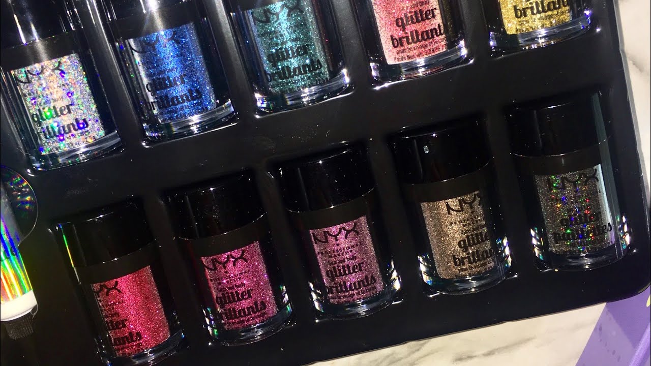 NYX SUGAR TRIP GLITTER VAULT | SWATCHES