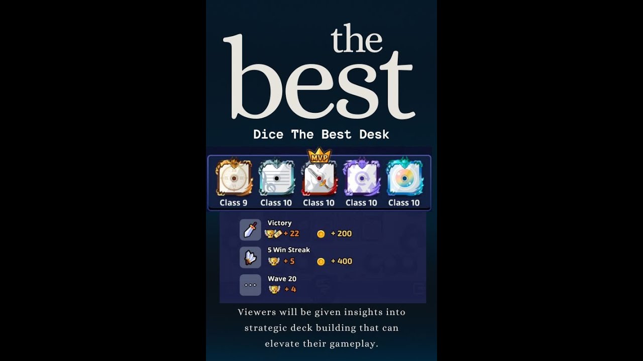 Random Dice PvP Battle Mode Best Desk TIMEWINDER, REVERSE, FORGING, GROWTH, BUBLE #01