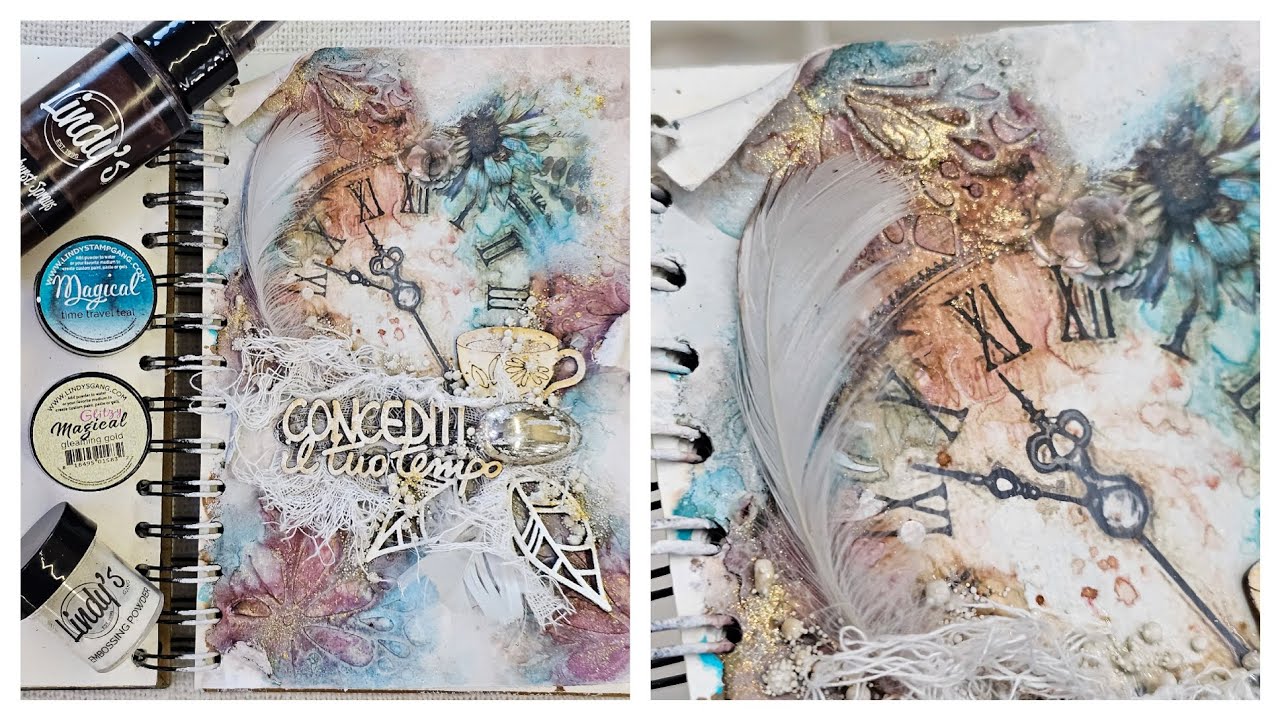 JOURNAL PAGE _TEMPO per ME_ISPIRAZIONE CREATIVA YUPPLA - MIXED MEDIA TUTORIAL
