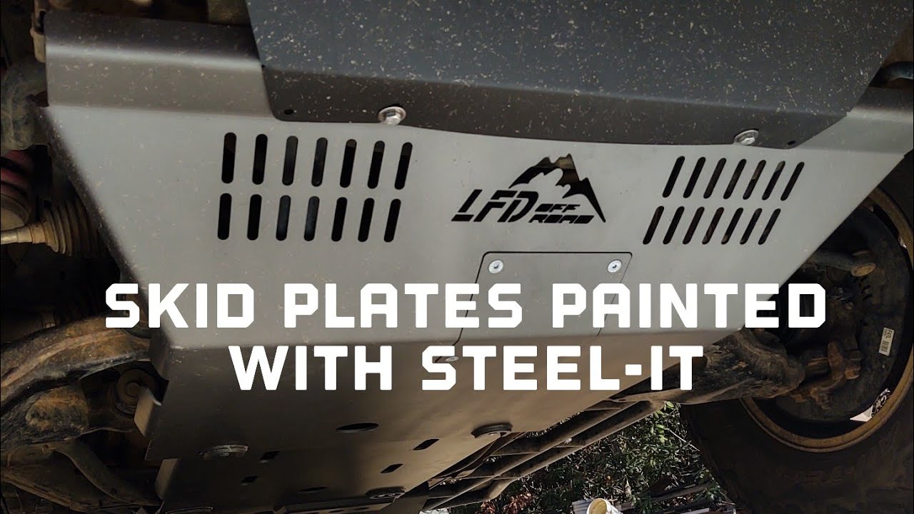 LFD Off-Road skid plates painted with Steel-it powder coat alternative. Installed on 5th gen 4runner
