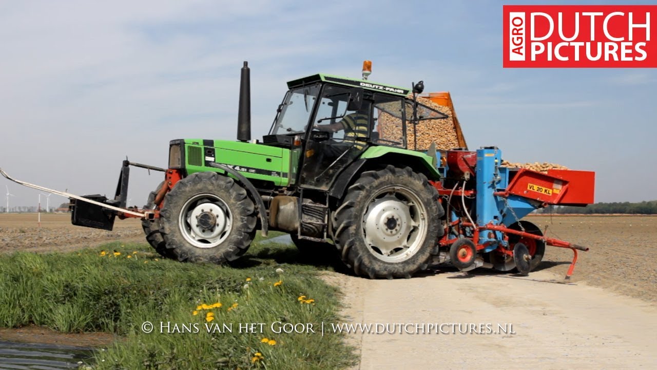 Deutz-Fahr DX 4.51 - Planting potatoes - Aardappels poten - Kartoffeln legen - 2019