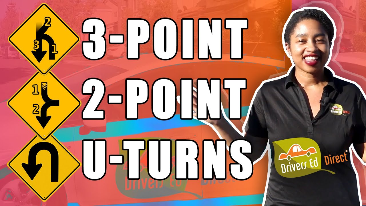 Three-Point (3-Point) & Two-Point (2-Point) Turns: Learn to Turn Around When You Can't Do a U-turn!