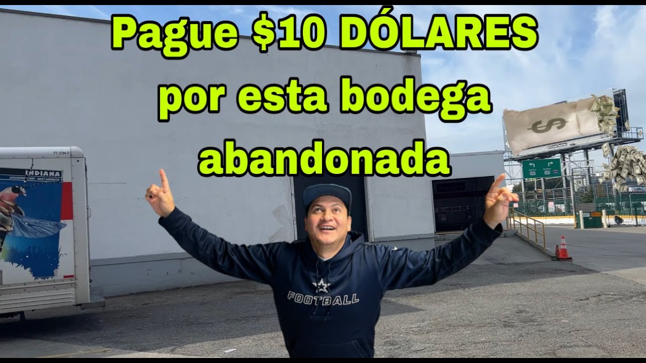 Tuve la FORTUNA de solo pagar $10 DOLARES por esta bodega abandonada