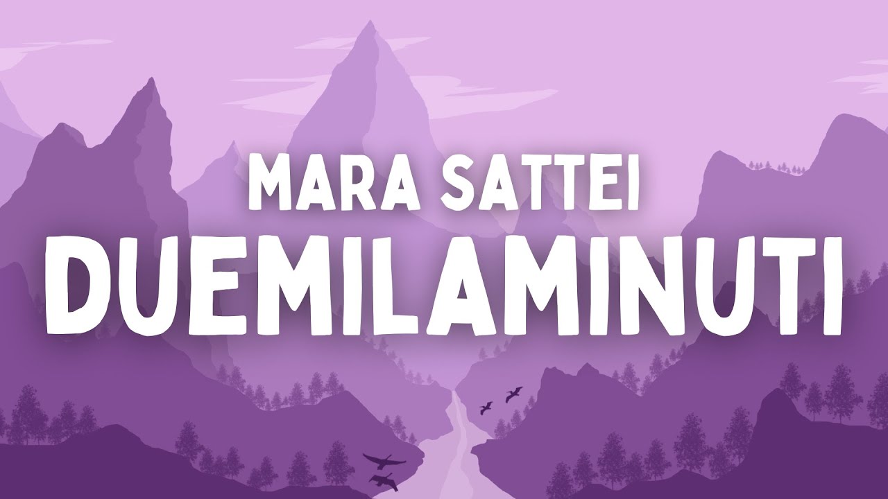 Mara Sattei - Duemilaminuti (Testo/Lyrics) (Sanremo 2023)