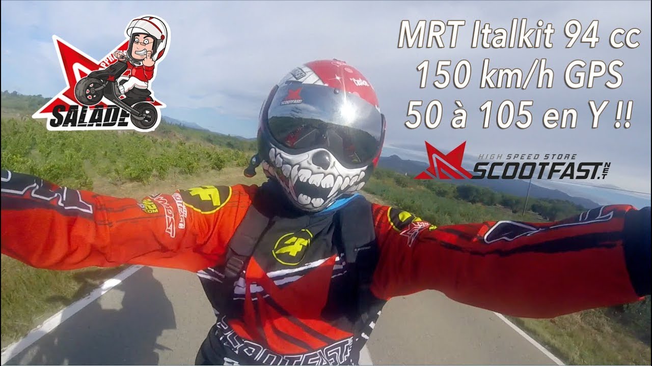 La MRT 94cc de Salade à 150 km/h !