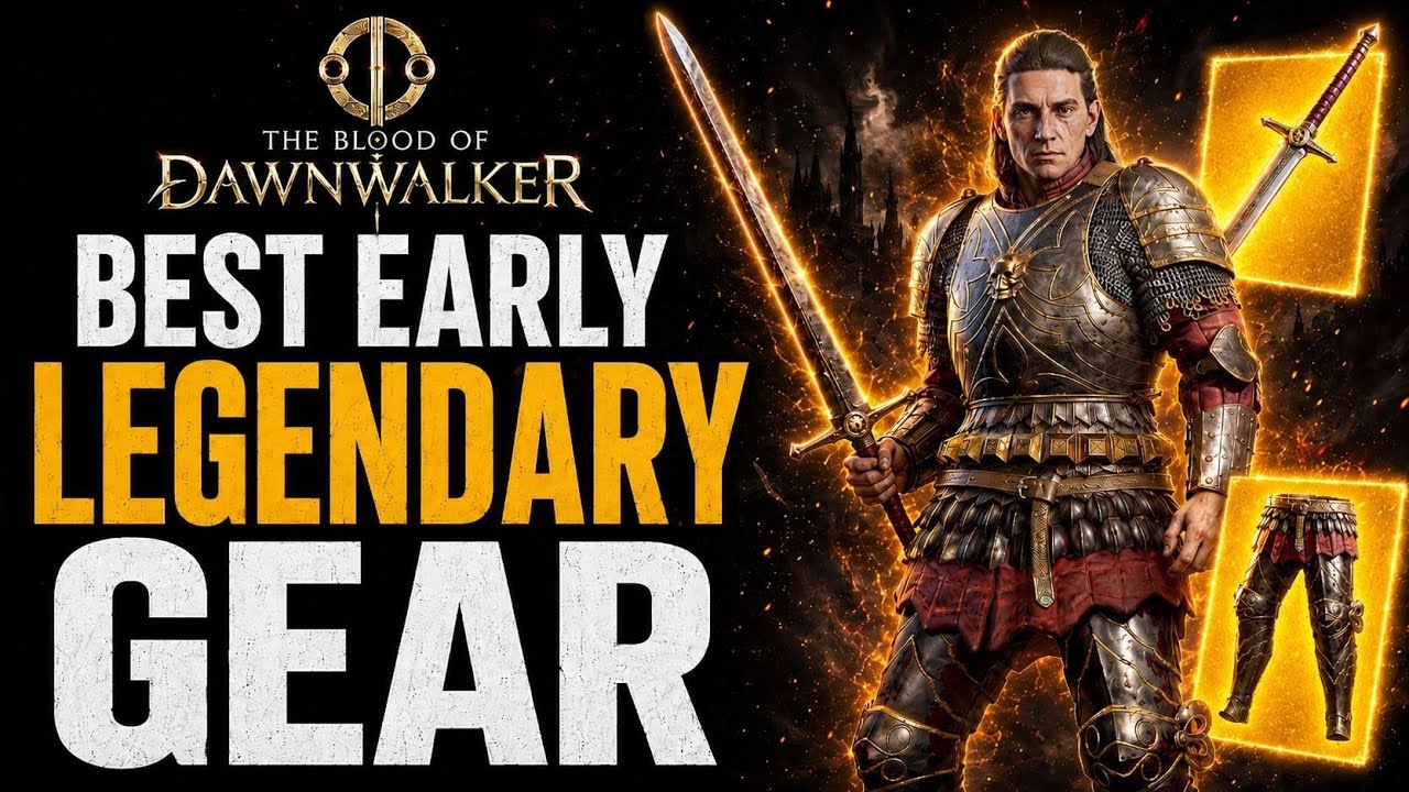 The Blood of Dawnwalker - Best Early Legendary Armor and Sword | Secret Chest Location