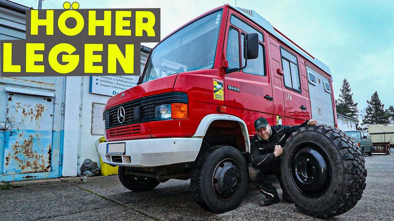 Vario Camper HÖHER LEGEN + Liftkit mit UNIMOG Reifen !!