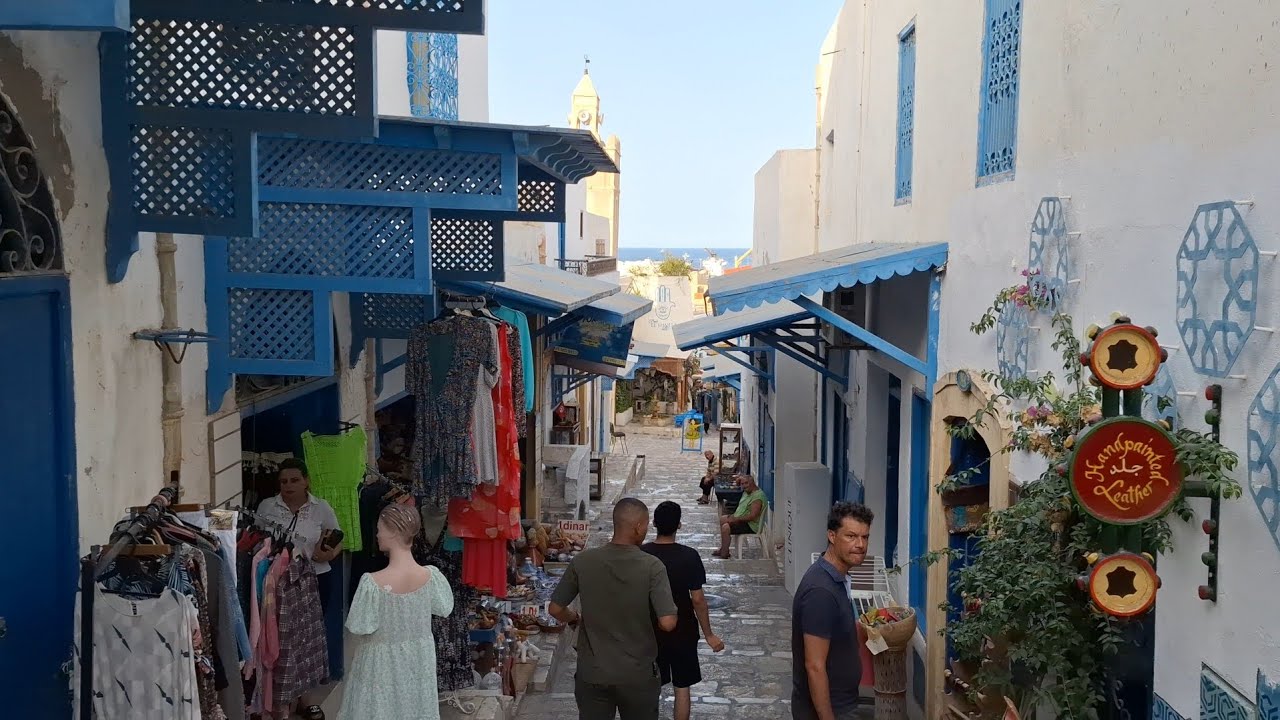 جولة داخل أسواق مدينة عتيقة بسوسة  walk in the bazzar of the medina of Sousse Tunisia