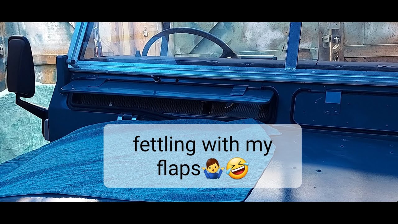 fitting new land rover vent flap seals