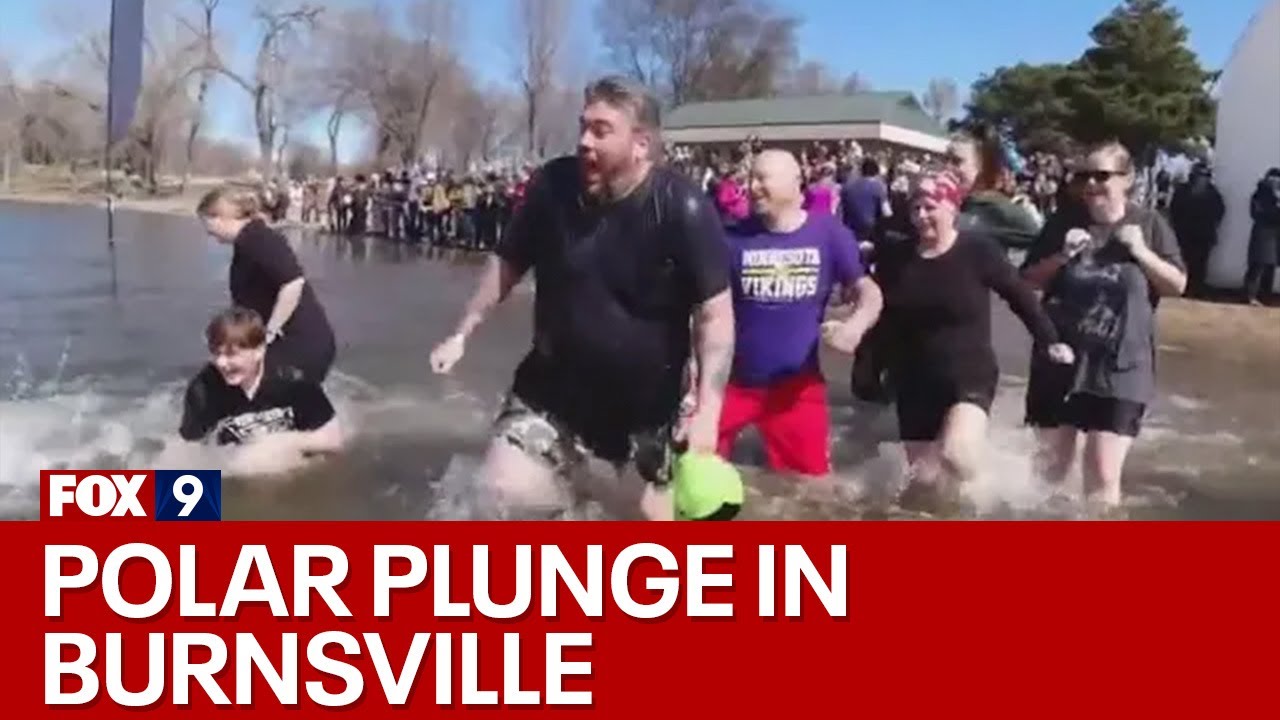 FOX 9's Ian Leonard at Polar Plunge in Burnsville for Special Olympics MN