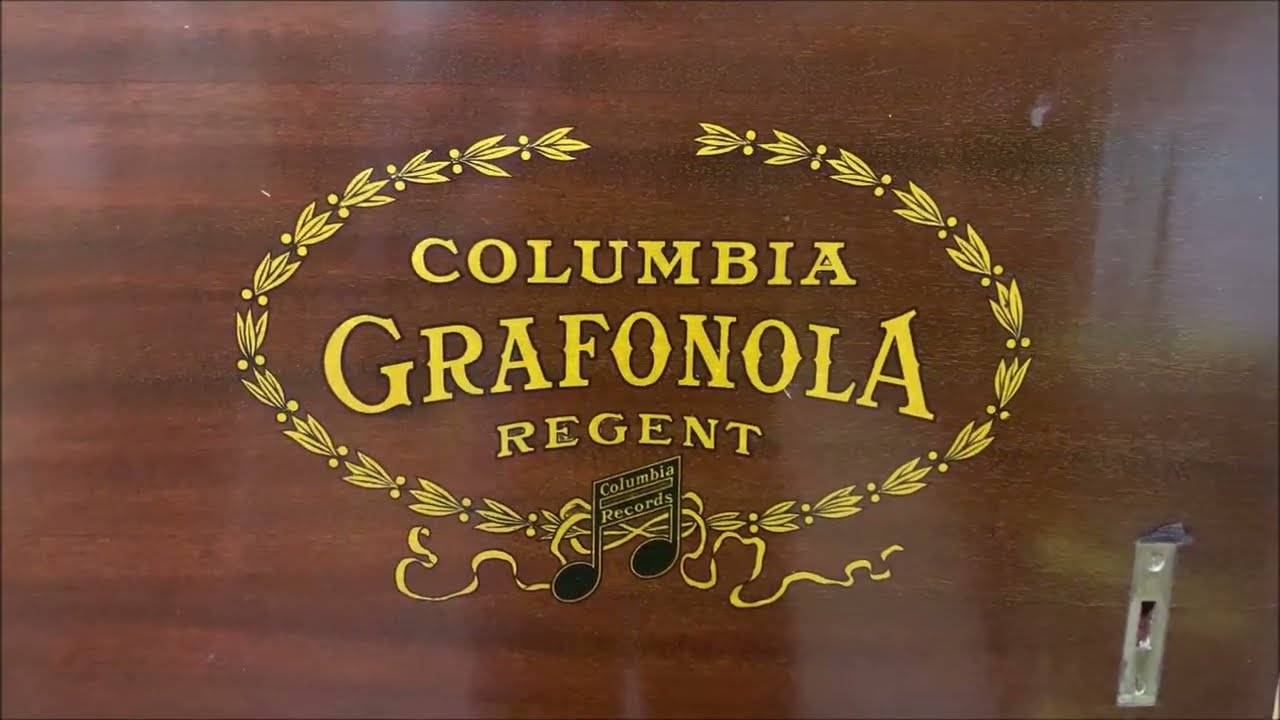 Настольный фонограф Columbia Regent, граммофон.