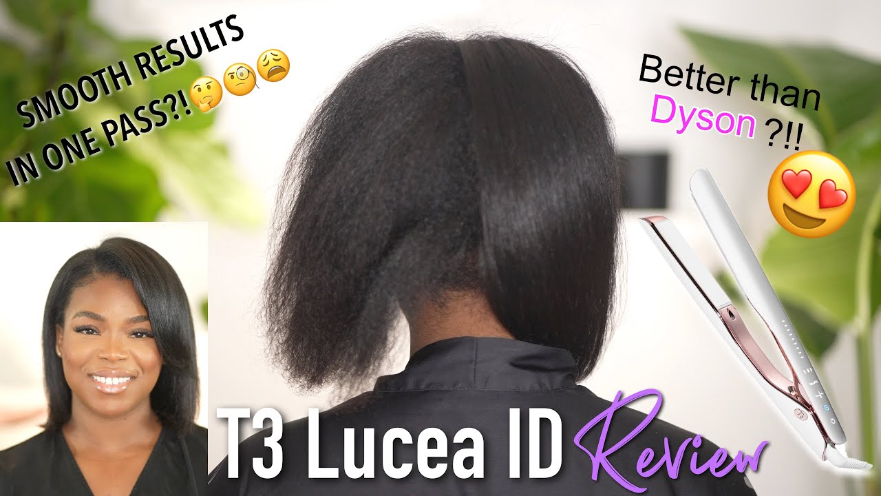Flat Iron Routine | T3 Lucea ID Flat Iron Review on Natural Hair | Tessa Stewart