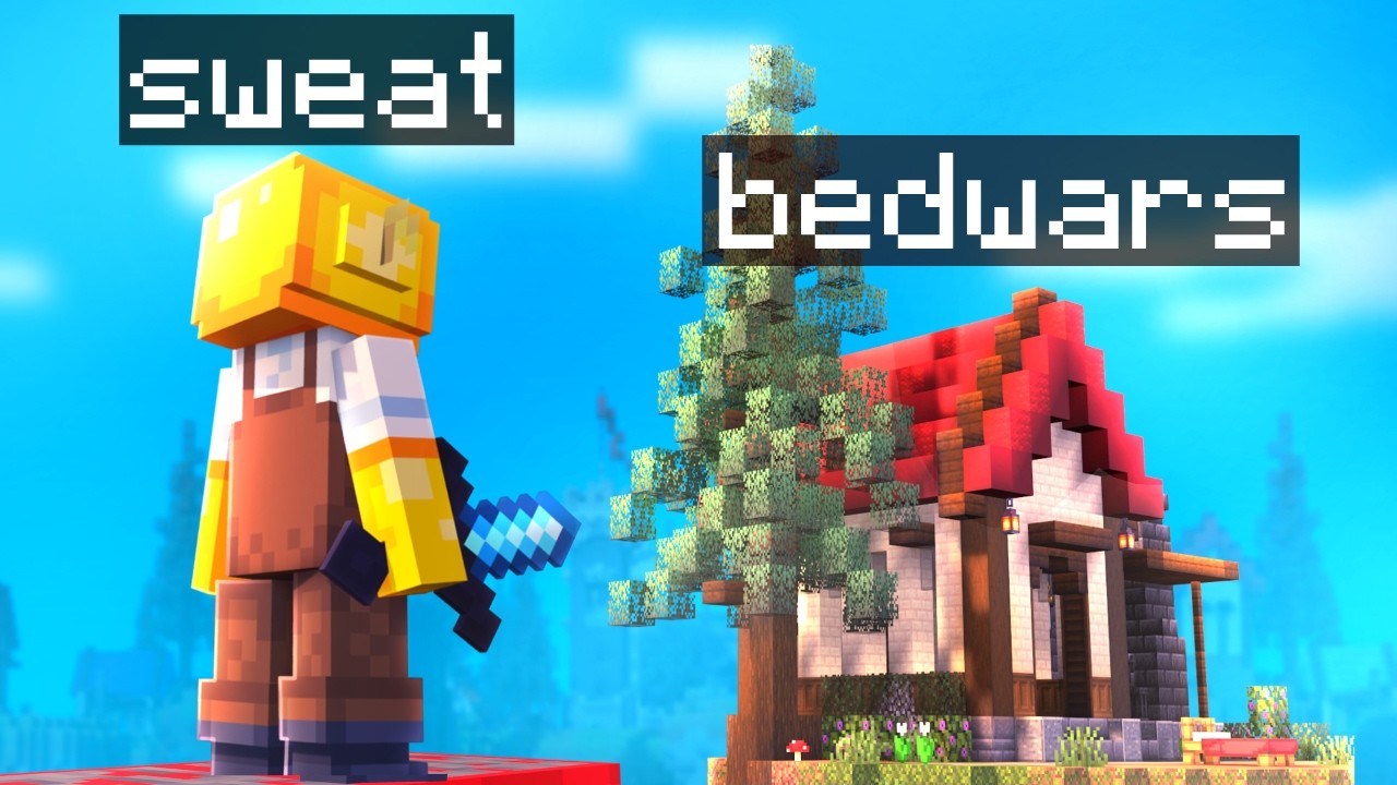 Skywars SWEAT Tries Hive Bedwars...