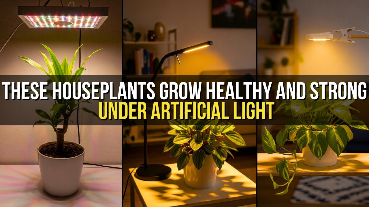 5 Plants That Grow With Artificial Light (No Sun Needed!)