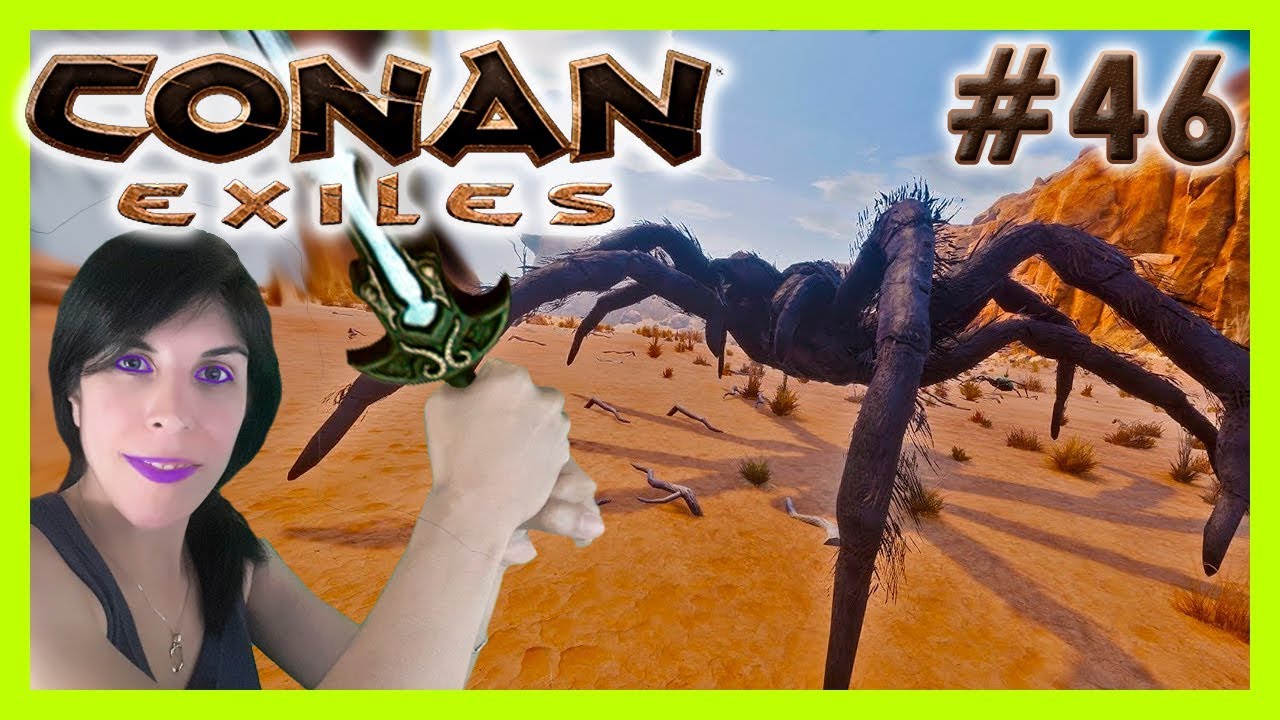 CONAN EXILES #47 Araña Gigante y Armadura Legión Silenciosa