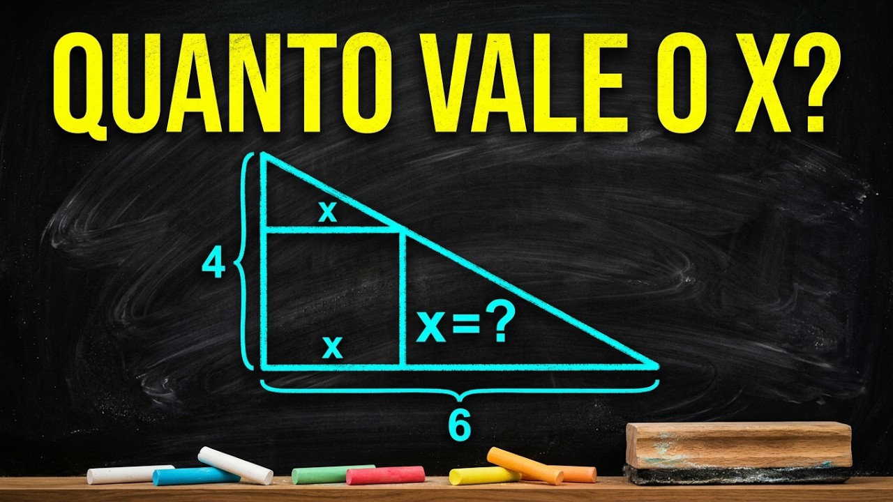 Calcule o Lado do Quadrado Inscrito no Triângulo Retângulo