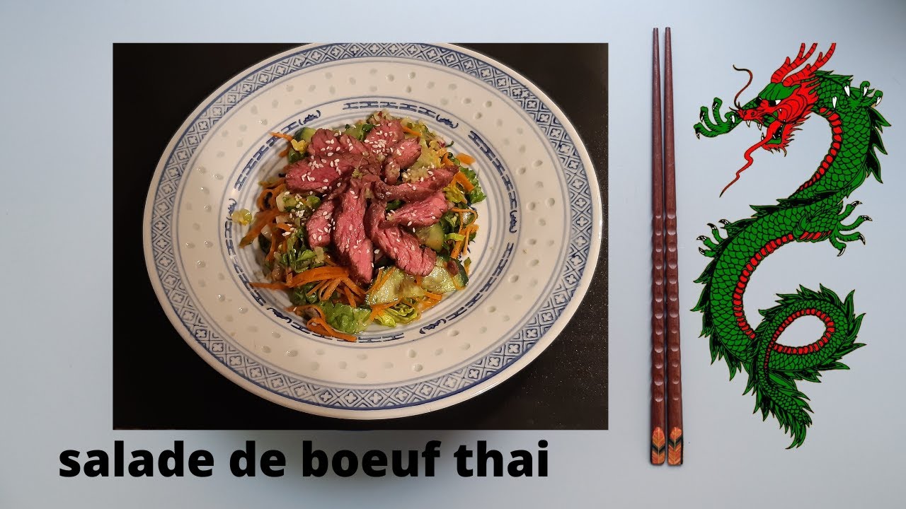 Salade de boeuf  thaï