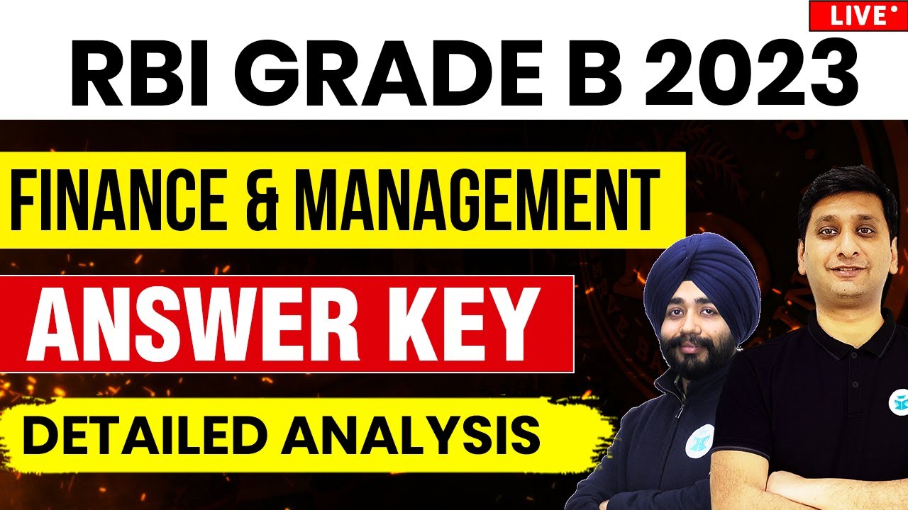 🔴RBI Grade B 2023 Phase 2 Exam Analysis | RBI Phase 2 FM Questions & Answer key | EduTap Analysis