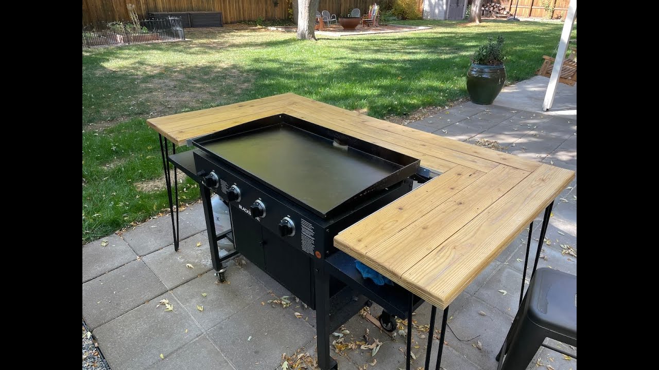 DIY Blackstone Grill Hibachi Table