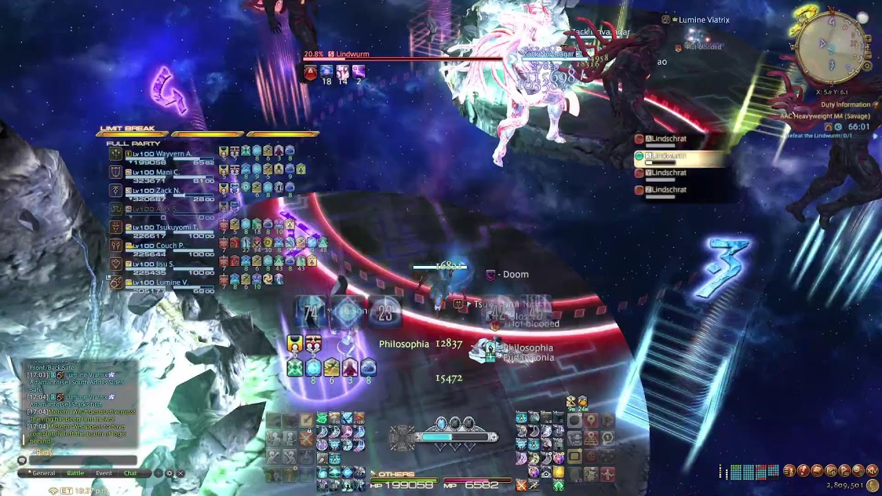 guys they made rabbit and steel in 3d (FFXIV Savage Reclears)