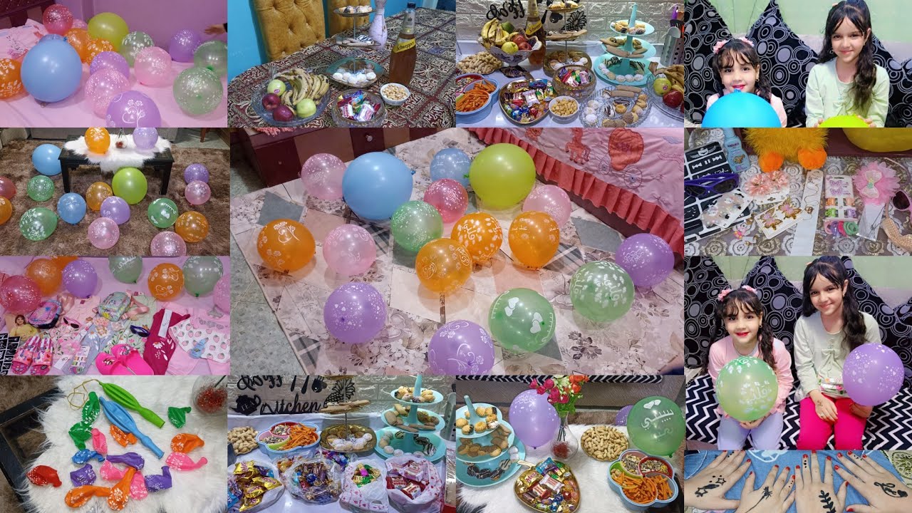 روتين وقفة عيد الفطر انا وبناتي الحلوين 🎉دلعنا البنات في ليلة العيد 🥳أجواء العيد في بيتي🎈