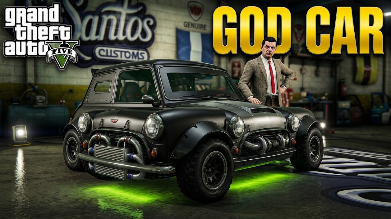 Mr Bean's Mini Cooper Upgrade Into Arena God Car IN GTA 5