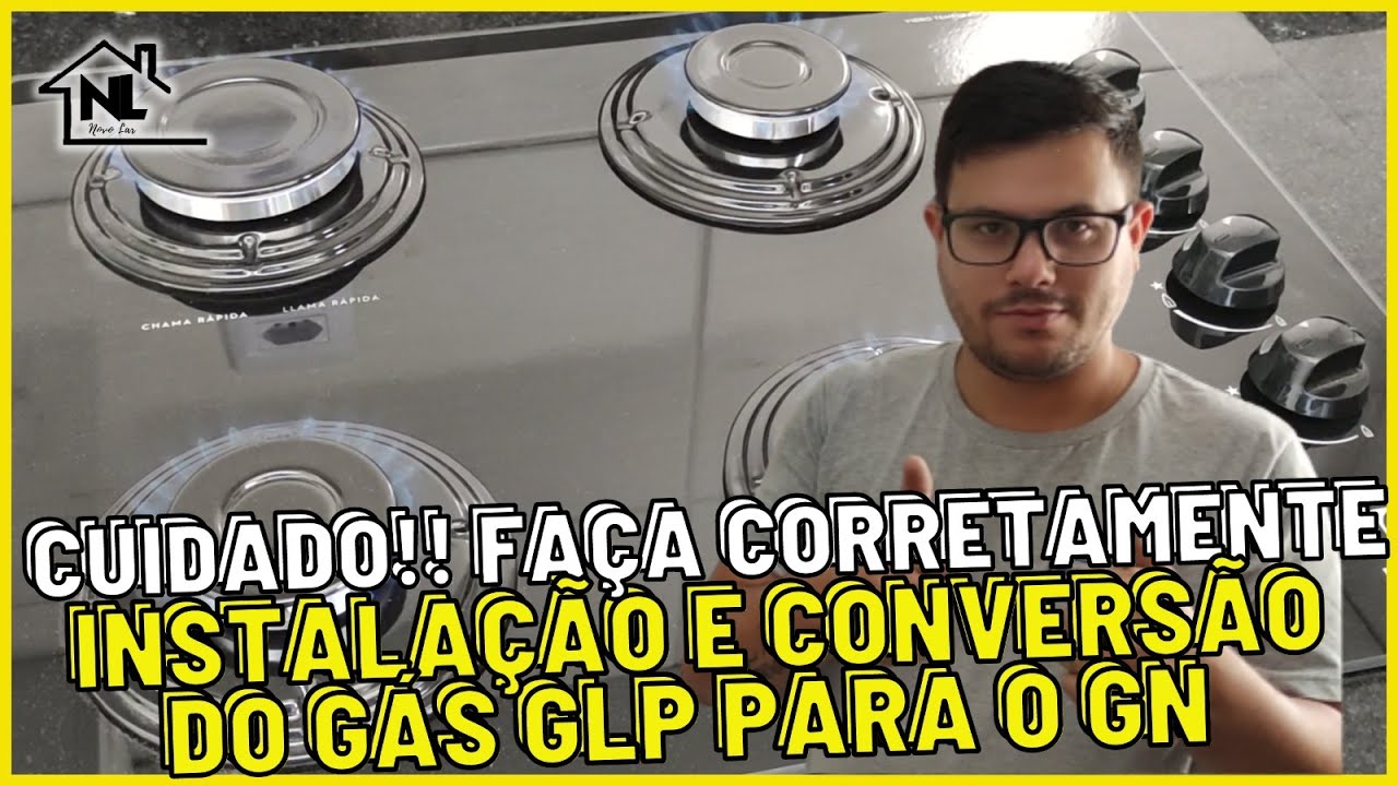 CUIDADO PARA NÃO DAR RUIM! / INSTALAÇÃO DO GÁS E CONVERSÃO DO GLP PARA GN NO APÊ.