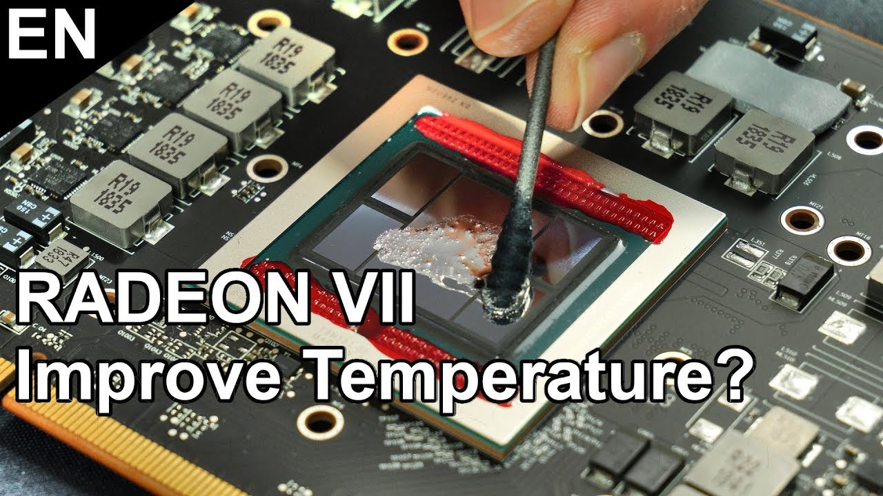 RADEON VII - Liquid Metal Tuning