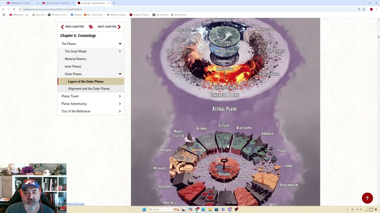 Reading the 2024 DMG - Ch6 part 1 - The Planes