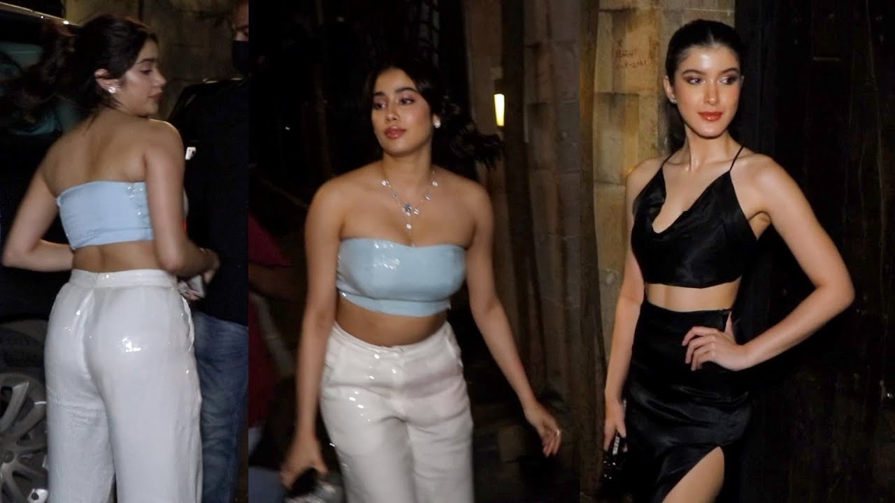 Janhvi Kapoor, Shanaya Kapoor, Bonney Kapoor At Sister Rhea Kapoor Wedding Party