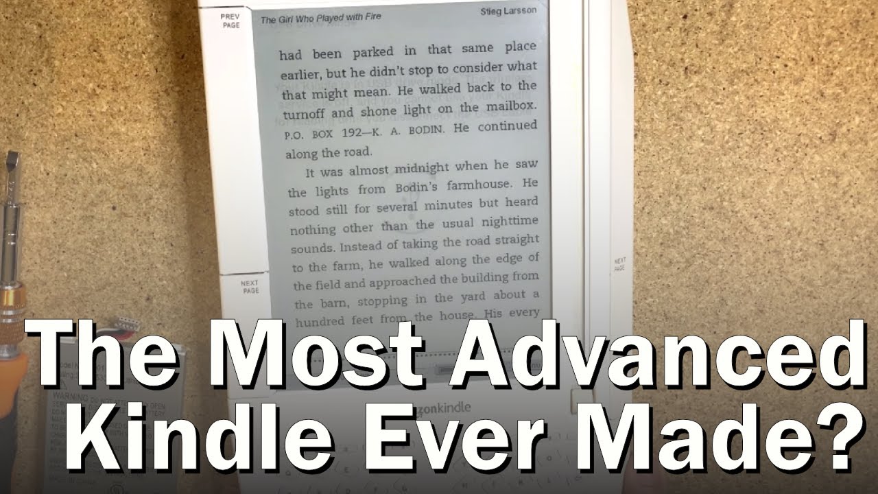 Reviewing the 2007 first-generation Kindle 16 years later!