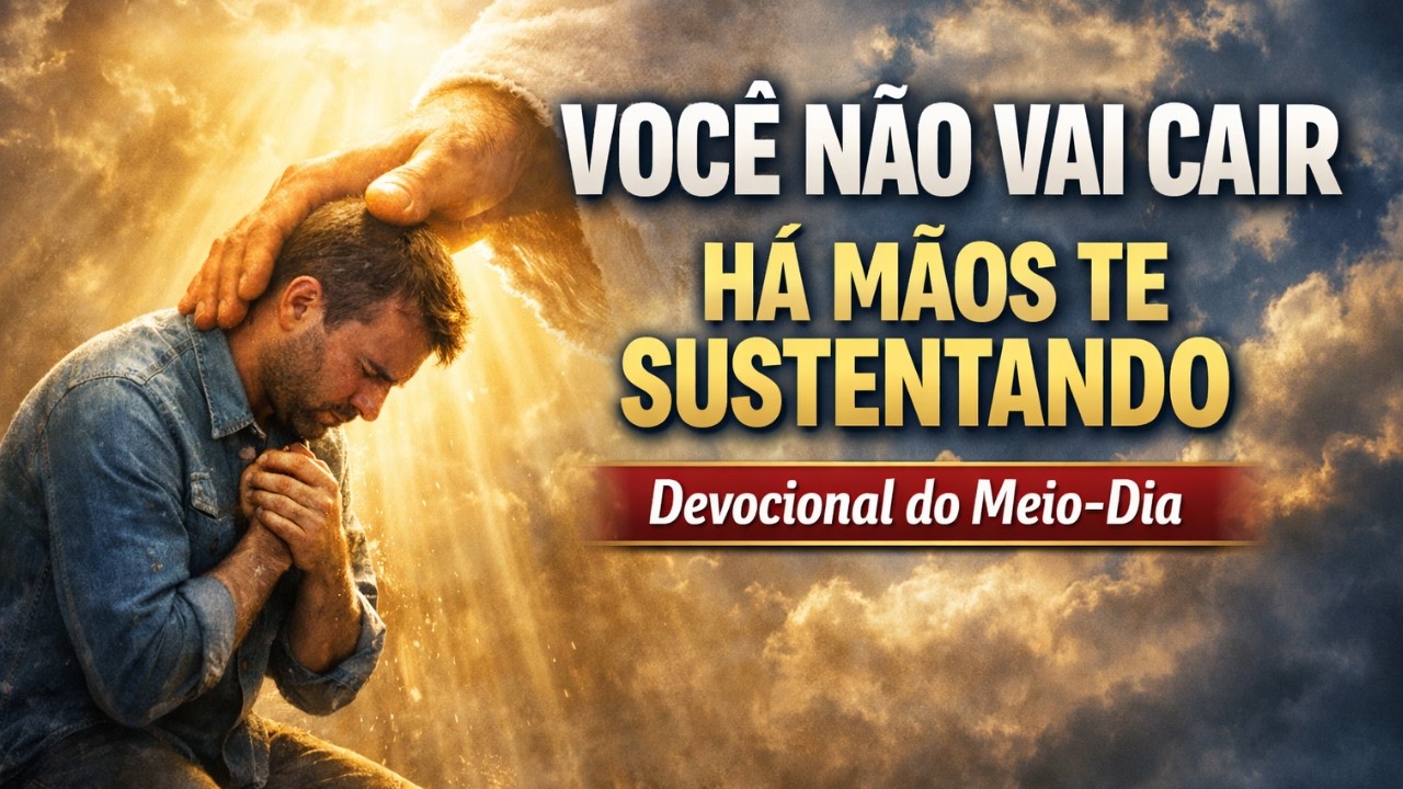 VOCÊ Não Vai CAIR — Há Mãos Te SUSTENTANDO, 28 Fevereiro, Devocional do meio DIA - ORAÇÃO SALMOS 91