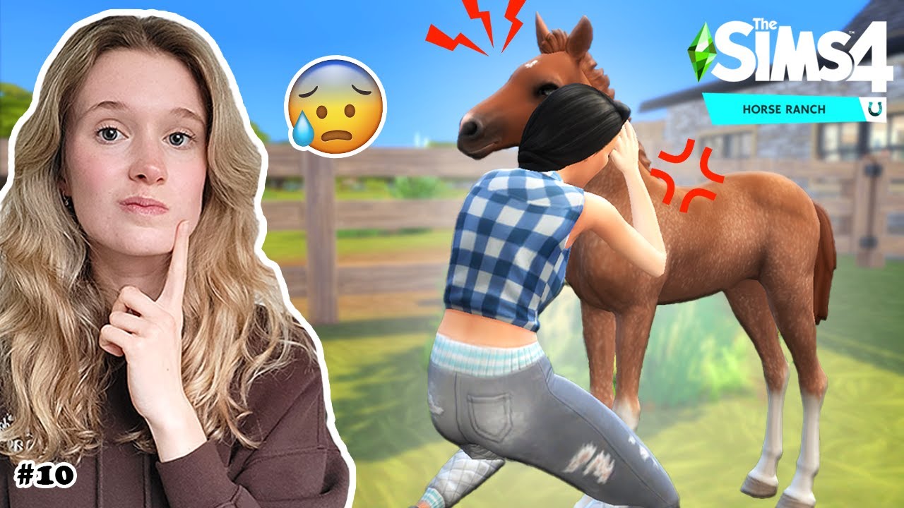 Waarom is MIJN VEULEN zo BANG? 😨| Sims 4 Paardenboerderij | Zoo Lianne